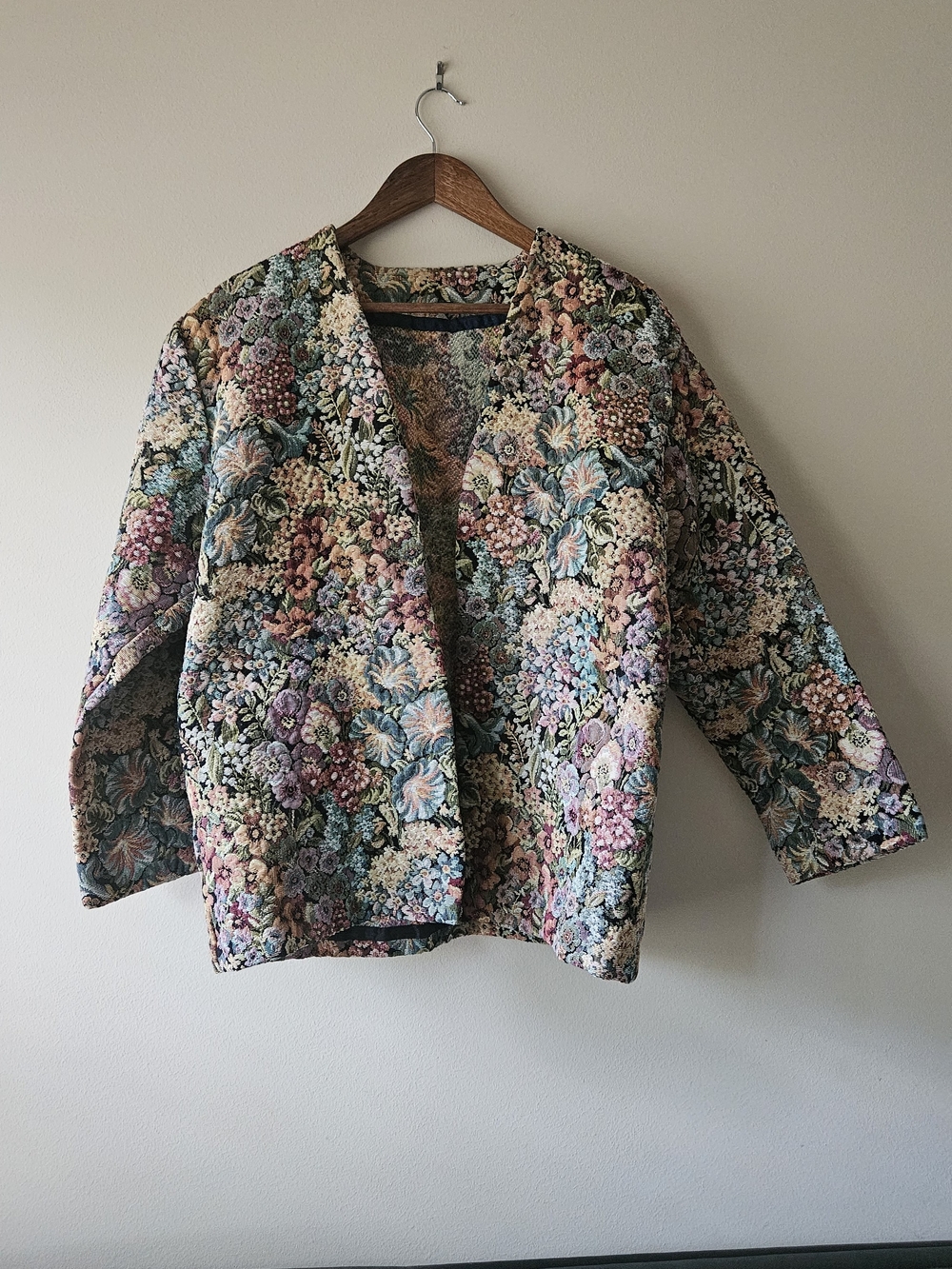 Vintage Floral Tapestry Jacket